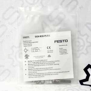 Festo SIEN-M5B-PS-S-L 10-30VDC Proximity Sensor Switch  200mA 3-Pin  - Picture 1 of 5