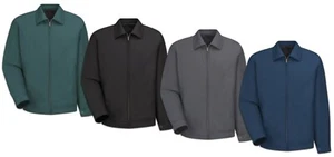 Work Jackets Zip Up Perma Lined Various Styles Quilted Lining Industrial Uniform - Picture 1 of 44