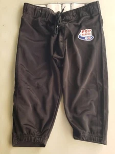 All Sports Pop Warner Black Football Game Pants, Youth XL - Picture 1 of 2