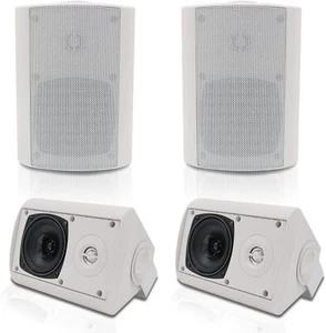 Herdio 4X4" 400 Watt Außenlautsprecher Outdoor-Lautsprecher Wandhalterung - Bild 1 von 28