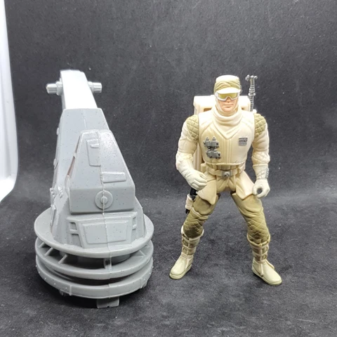 Star Wars Hoth Rebel Soldier & Laser Cannon Power Of The Force POTF Cover