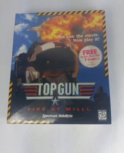 Top Gun Fire at Will Pc Game 1995 Sealed - Picture 1 of 9