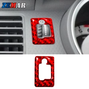 1x Red Carbon Fiber Driver Side Air Vent Switch Trim For Toyota Tacoma 2012-2015 - Foto 1 di 10