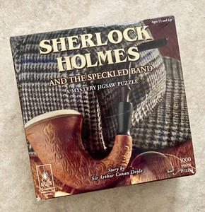 Sherlock Holmes the Speckled Band Mystery Jigsaw Puzzle 1000 Piece 15 Up 23"x29" - Picture 1 of 10