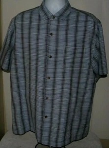 Tommy Bahama Herren Hemd Large Original Fit Freizeit Seide Baumwollmischung - Bild 1 von 9
