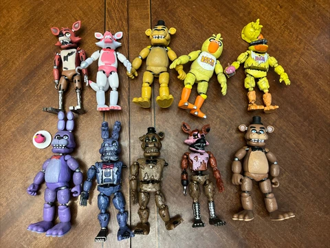 Lot Of Funko Five Nights At Freddy's Action Figures, 10 Figures Cover