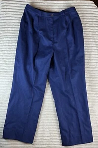 Vintage Pendleton dunkelblau Damen 20 Taille 32" Wolle Hose USA Boss - Bild 1 von 18