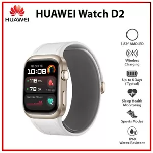 (New) Huawei Watch D2 GOLD 1.82" AMOLED Bluetooth iOS Android Smartwatch - Picture 1 of 6