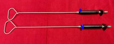 Instrumentos quirúrgicos reutilizables 2 piezas retractor hepático laparoscópico 5 mm x 330 mm SS Foto 1 de 4