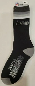 NFL Seattle Seahawks Men's Socks, New (PLATINUM DUECE) - Picture 1 of 1