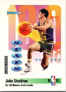 1994-95 NBA Hoops John Stockton Card #306 Utah jazz - Picture 1 of 2