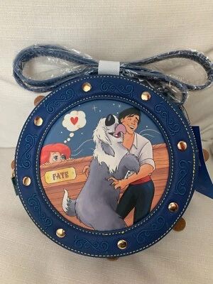  Danielle Nicole Disney The Little Mermaid Prince Eric Nautical Wheel Crossbody - Image 1 of 4