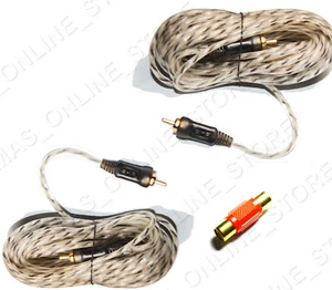 SAME CART CAMERA PURCHASE 50'CABLE UPGRADE ** TWO 25' VIDEO CABLE WITH COUPLER** - Picture 1 of 3