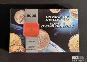 Canada 2000 Royal Canadian Mint Voyage Of Discovery Proof Set - Picture 1 of 6