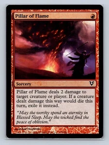 Magic the Gathering - MTG - AVR - Pillar of Flame - Foil - Common - Picture 1 of 4