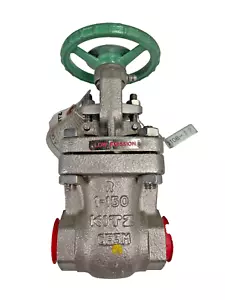 KITZ AW150UMM Stainless Steel Gate Valve 1" Class 150 Socket Weld Ends LOW-E - Picture 1 of 15