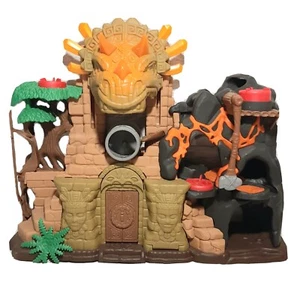 Imaginext Dino Fortress Dinosaur Temple Playset 2014 Fisher Price Mattel Kid Toy - Picture 1 of 8