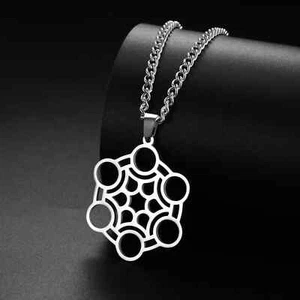 Collana catena smaltata pendente collane geometriche per donna uomo gioielli regalo - Foto 1 di 13