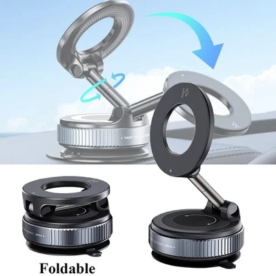 MARKENLOS Magnetische Handyhalter Auto Universal KFZ Vacuum Suction Handyhalterung 360°