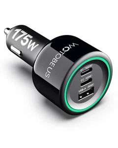 Caricabatteria da Auto 175W Doppio Adattatore USB C: PD 100W e PPS 45W - Ricarica Super Veloce... - Foto 1 di 9