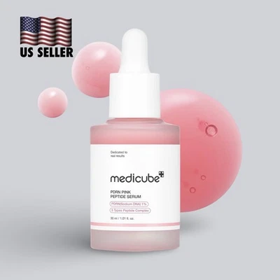 Medicube PDRN Pink Peptide Serum 1.01 fl oz– SALMON DNA | Anti-Aging Care - Image 1 of 4