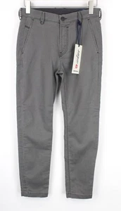 DIESEL Slim-Chino-M-NE 0685E Men's Pants W28 Grey Jogg Slim Sweat Tapered - Picture 1 of 9