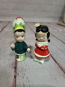 Shaker sale e pepe vintage cutie indiane Giappone - Foto 1 di 16