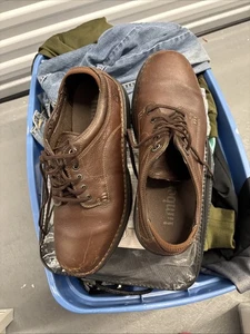 Timberland Herren Sneaker Schuhe Braun Leder Schnürschuhe Größe 11,5 - Bild 1 von 11