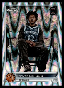 2022-23 Topps Chrome Overtime Elite RayWave OTE #20 Bryce Griggs Cold Hearts - Picture 1 of 2