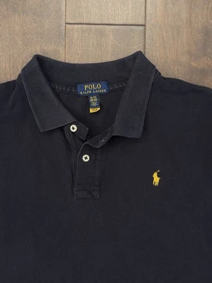 Polo Ralph Lauren Negro Polo Jóvenes Niños Talla XL (18-20) Amarillo Poni Algodón Foto 1 de 4