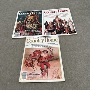 Country Home Magazine BH&G Lot of 3 Christmas Editions 1984-1986 Vintage Holiday - Imagen 1 de 5