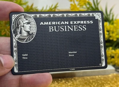 Amex Custom Black Card With Standard Small Chip Design - New Novelty Design. - Image 1 of 2