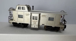 American Flyer Lines S  Radio Equipped Bay Window Lighted Silver Caboose 24633 - Picture 1 of 6