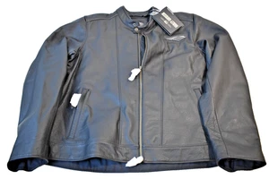 Harley Davidson 120TH Anniversary Lederjacke 2XL Neu Mit Etikett All Black - Bild 1 von 7