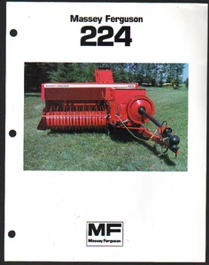Massey Ferguson "224" Conventional Pick-up Baler Brochure Leaflet - Picture 1 of 1