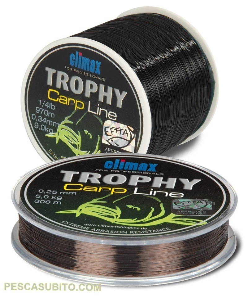 MONOFILO PESCA 0,35 300 m DA CARPFISHING NERO CARPA PER MULINELLO FILO 035 - Immagine 1 di 1