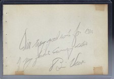 Autographed Auto Signed Bill Veeck Cut Autographed Book HOF 1991