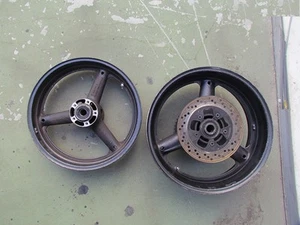 Juego de llantas de rueda genuinas SUZUKI ORIGINAL-OEM (delanteras y traseras) PARA GSX 1300 R 99-07 - Imagen 1 de 2