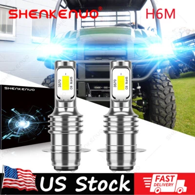 8000K LED light bulbs for 2005-2016 KAF400 Mule 600 Kawasaki headlight US Stock - Изображение 1 из 4