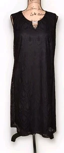 NWOT JM Collection - Lined Black Sleeveless Sheath Dress - Women's Size XL - Picture 1 of 4