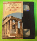 VHS film L'EREDITA'GRECA IN OCCIDENTE Sicilia SEGRETI ARCHEOLOGIA (F243)no dvd