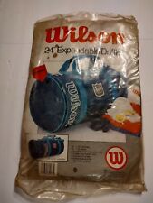 Wilson 24" Expandable Red Duffle Bag in Original - Vintage