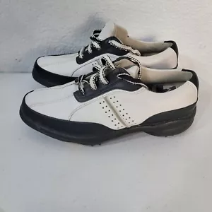 Footjoy eComfort Golf Shoes Cleats Extra Comfort 98666 Softspikes Size 6 M - Picture 1 of 5