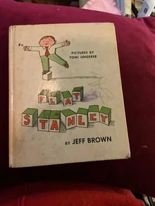 Vintage 1964 Flat Stanley by Jeff Brown & Tomi Ungerer Hardcover First Edition - Picture 1 of 6