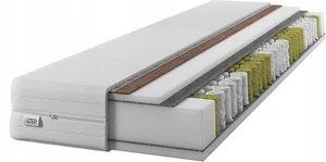 Matratze 90x200 u. weit. Gr. Kokos H3 H4 7 Zonen Steppbezug Federkernmatratze - Bild 1 von 4