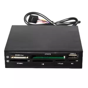 3.5 inch USB SD MMC XD TF Card Reader Internal MS CF MD - Picture 1 of 5
