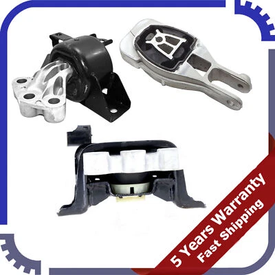 Conjunto de 3 peças de montagens de motor e montagem manual trans para Chevrolet Sonic 2012-2020 - Imagem 1 de 4