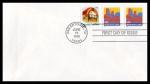 US FDC # 2902B (5c) Butte COMBO none 1996, 9J842 - Picture 1 of 1