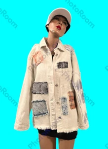 NEW POL SHIRT JACKET Jeans Women Size M - Picture 1 of 10