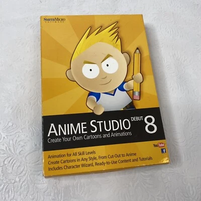 Smith Micro Anime Studio Debut 8 (Retail,1 User) - Full Version for Mac, Window… - Image 1 of 4